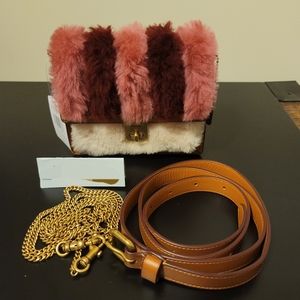 NWT COACH HUTTON BELT BAG WITH PATCHWORK in Chalk Multi Style No. C0840